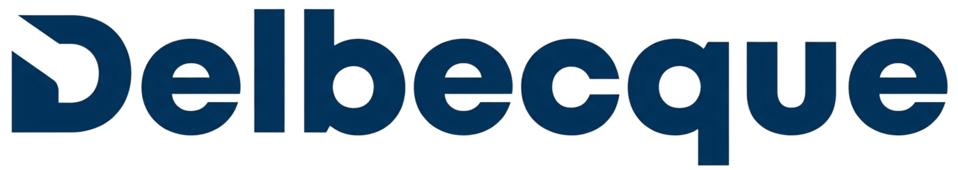 delbecque logo blauw
