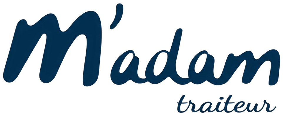 madam traiteur logo blauw